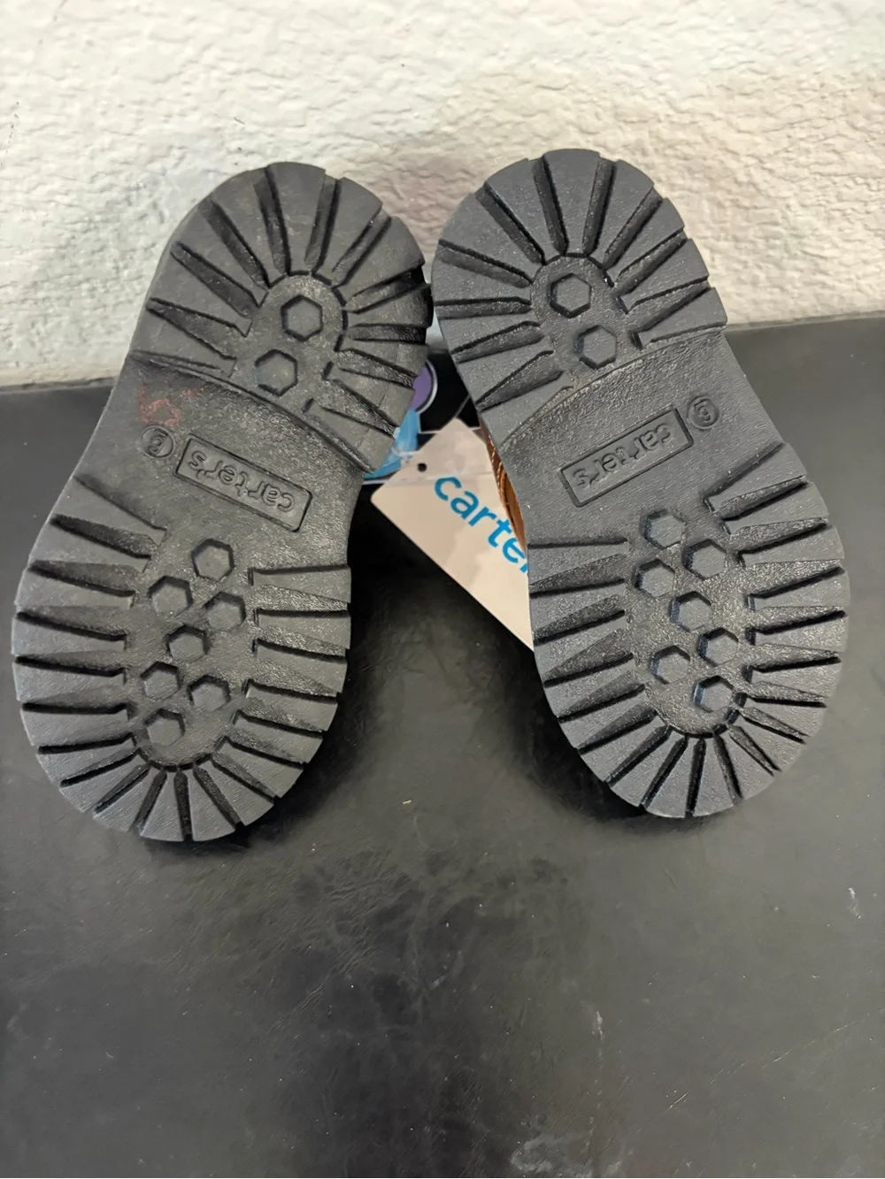 Carter's Brown Toddler Hook-and-Loop Dress Shoes